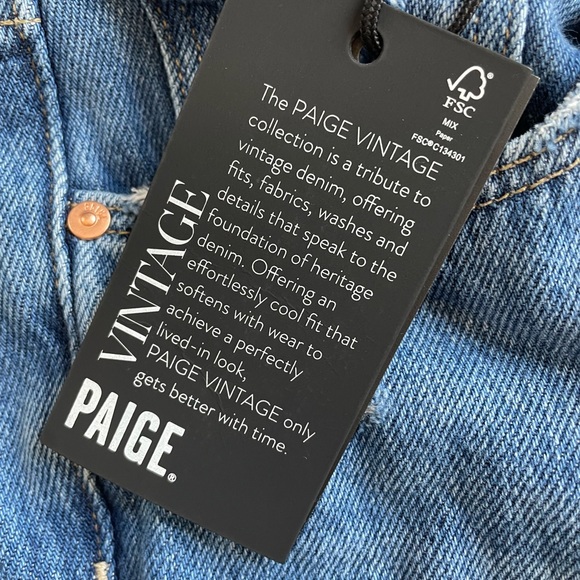 Paige Noella High Rise Straight Jeans Size 30 - Picture 3 of 4